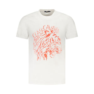 Weißes Herren-T-Shirt aus Baumwolle
