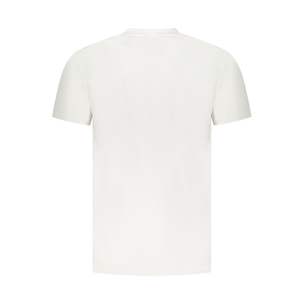 Weißes Herren-T-Shirt aus Baumwolle