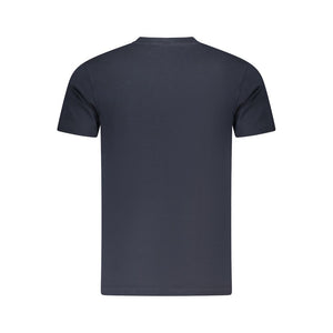 Blaues Herren-T-Shirt aus Baumwolle