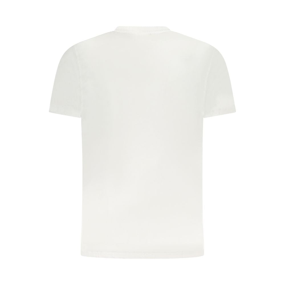 Weißes Herren-T-Shirt aus Baumwolle