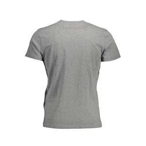 Brown Cotton Men T-Shirt