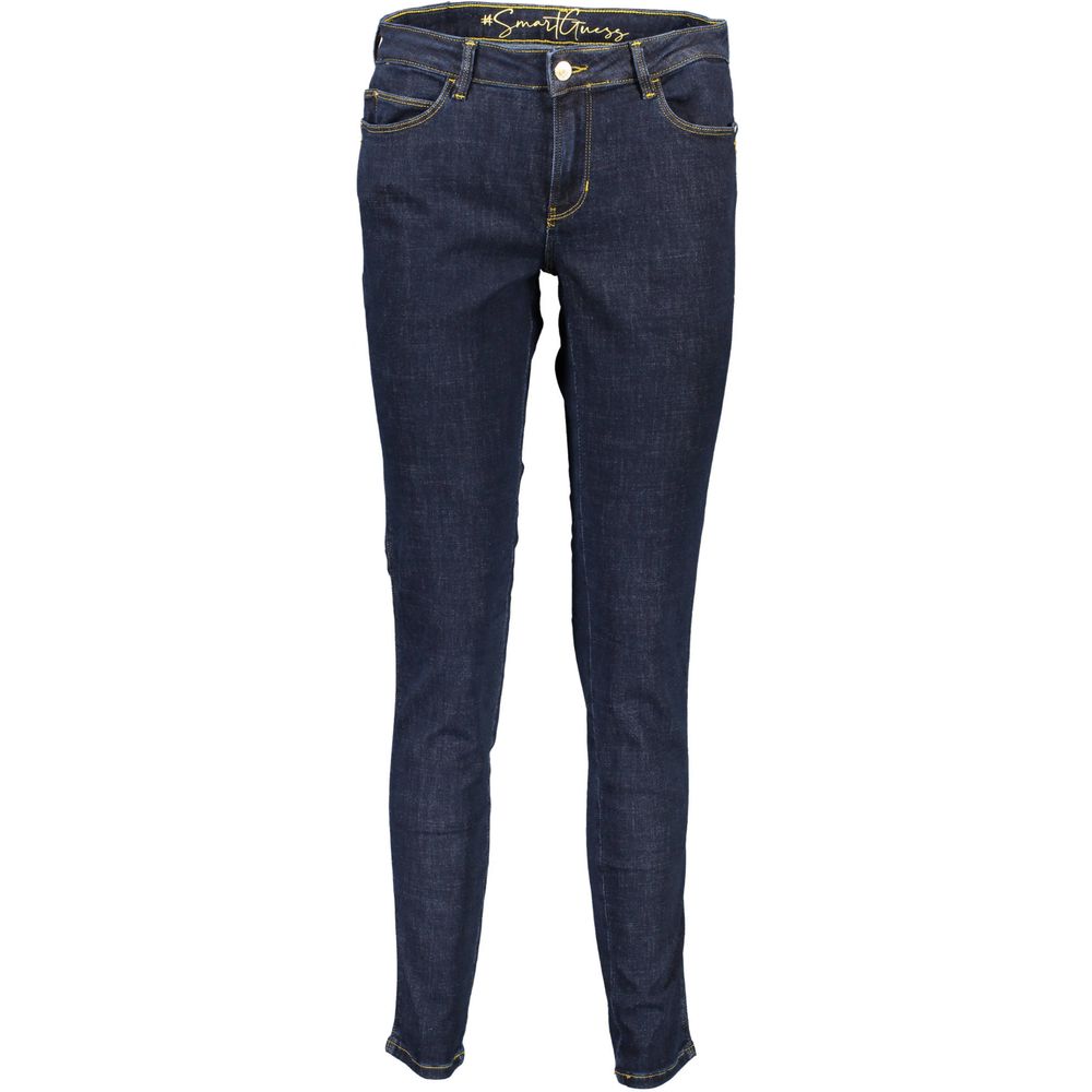 Blaue Baumwolljeans für Damen