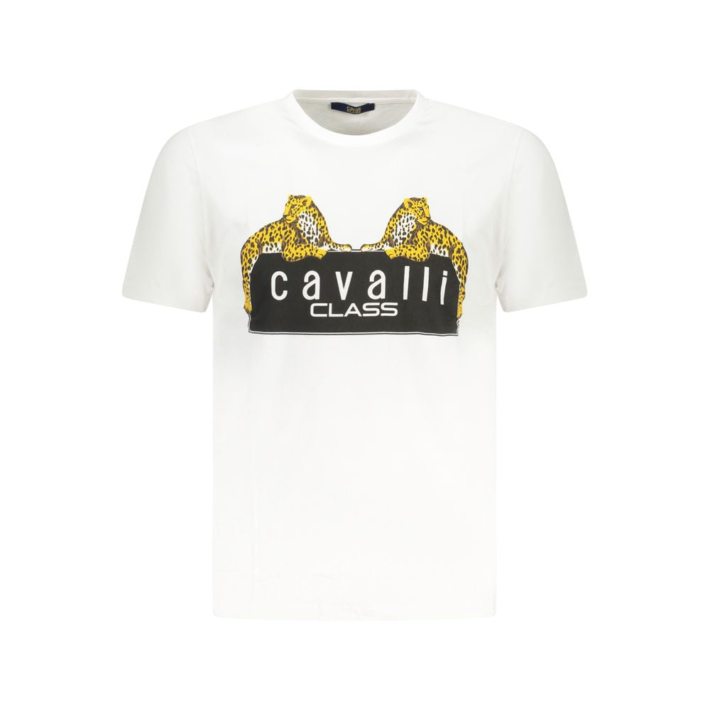 Weißes Baumwoll-T-Shirt