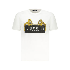 Weißes Baumwoll-T-Shirt