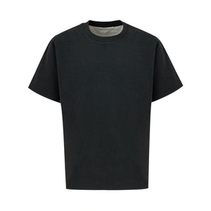 Graues Baumwoll-T-Shirt