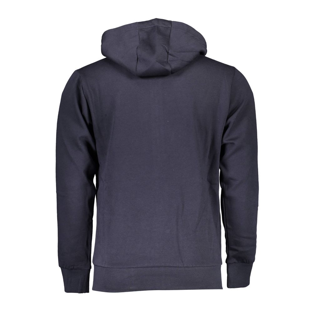 Blauer Baumwollpullover für Herren