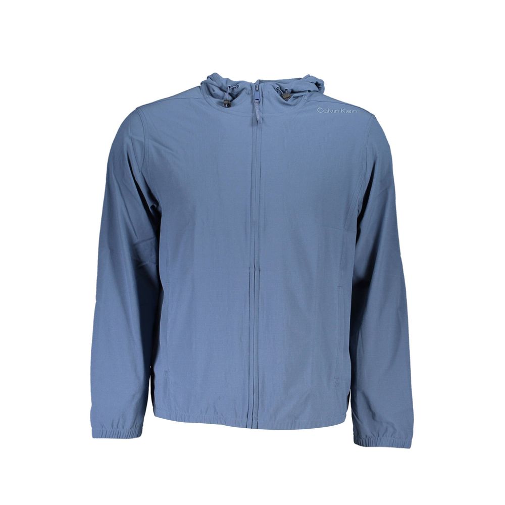 Blauer Polyester-Herrenpullover