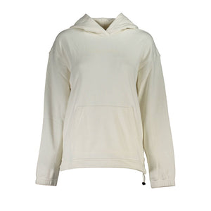 Weißer Damenpullover aus Baumwolle