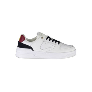 Weiße Leder Damen Sneaker