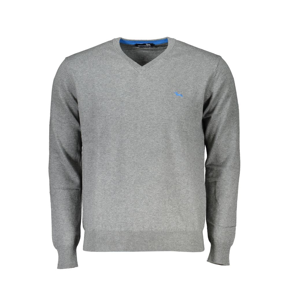 Brauner Baumwollpullover für Herren