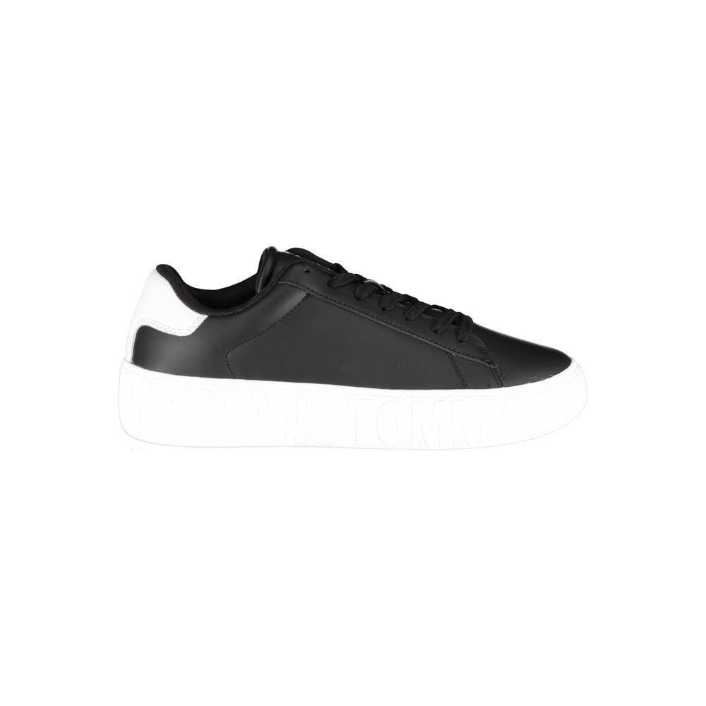 Schwarzer Polyethylen-Herren-Sneaker