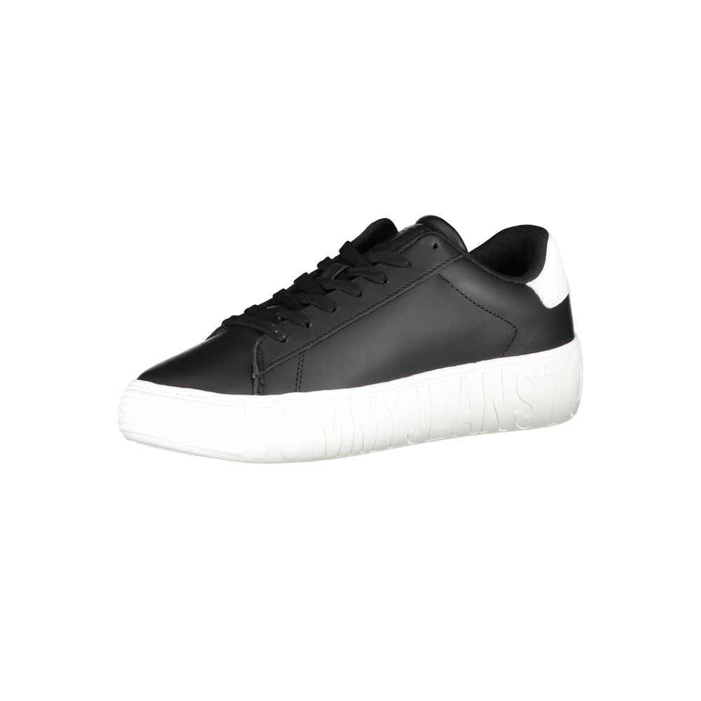 Schwarzer Polyethylen-Herren-Sneaker