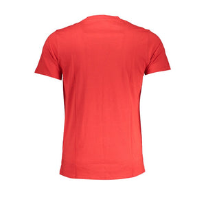 Rotes Baumwoll-T-Shirt