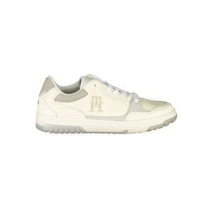 Beige Sport-Sneaker mit einzigartiger Stickerei