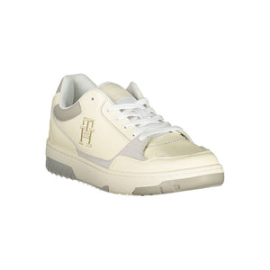 Beige Sport-Sneaker mit einzigartiger Stickerei