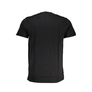 Schwarzes Baumwoll-T-Shirt