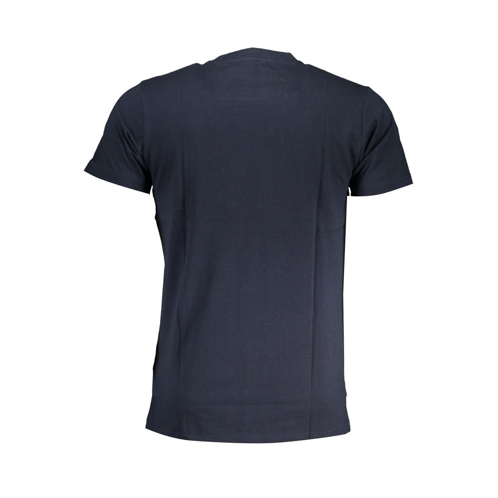 Blaues Baumwoll-T-Shirt