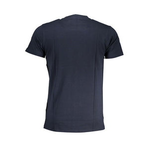 Blaues Baumwoll-T-Shirt