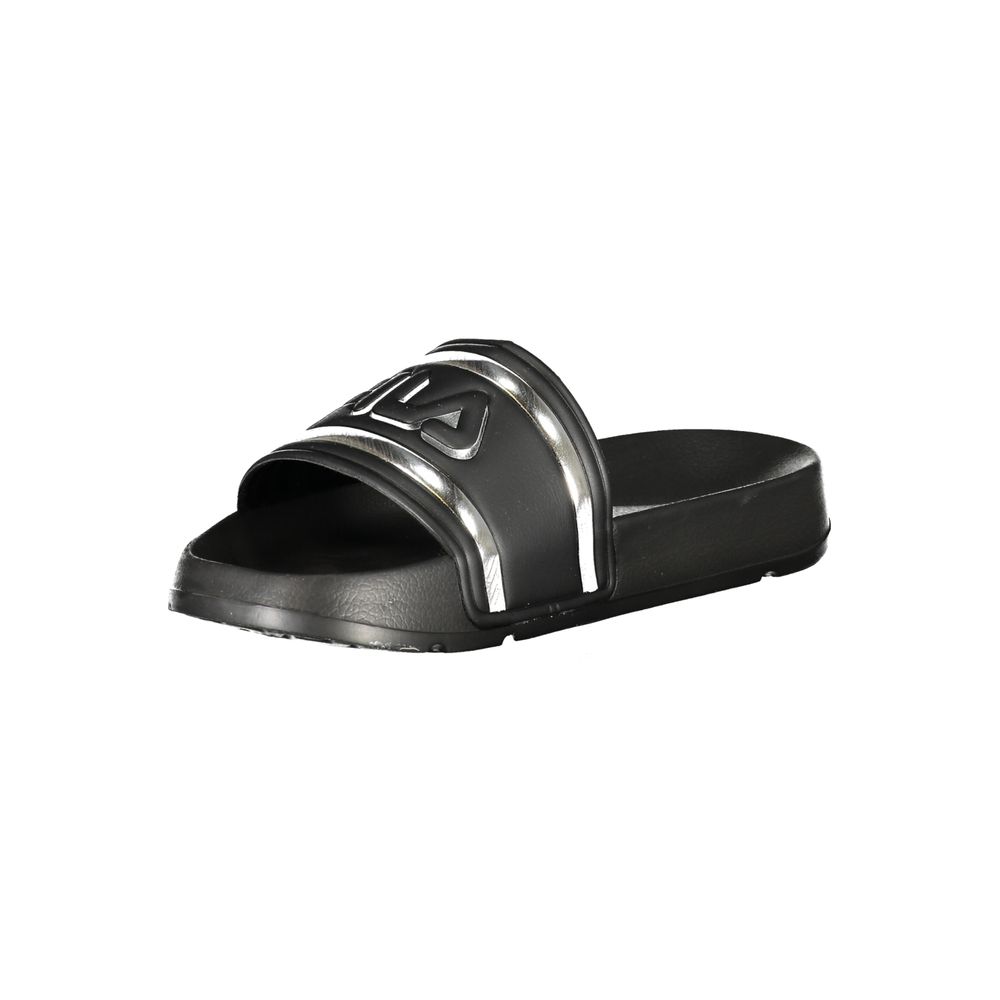 Schwarze Sandale aus Polyethylen
