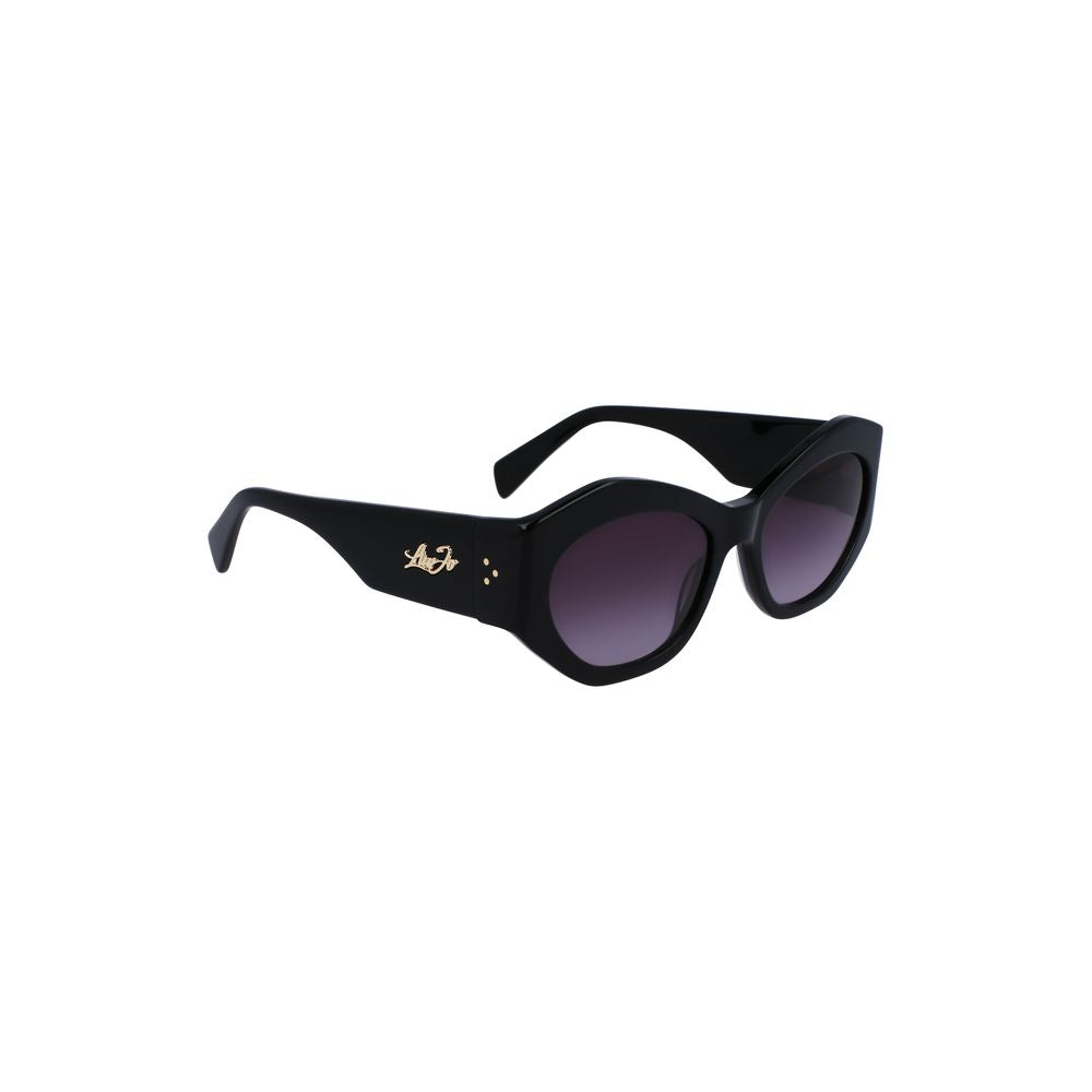 "Schwarze Acetat-Sonnenbrille für Damen"