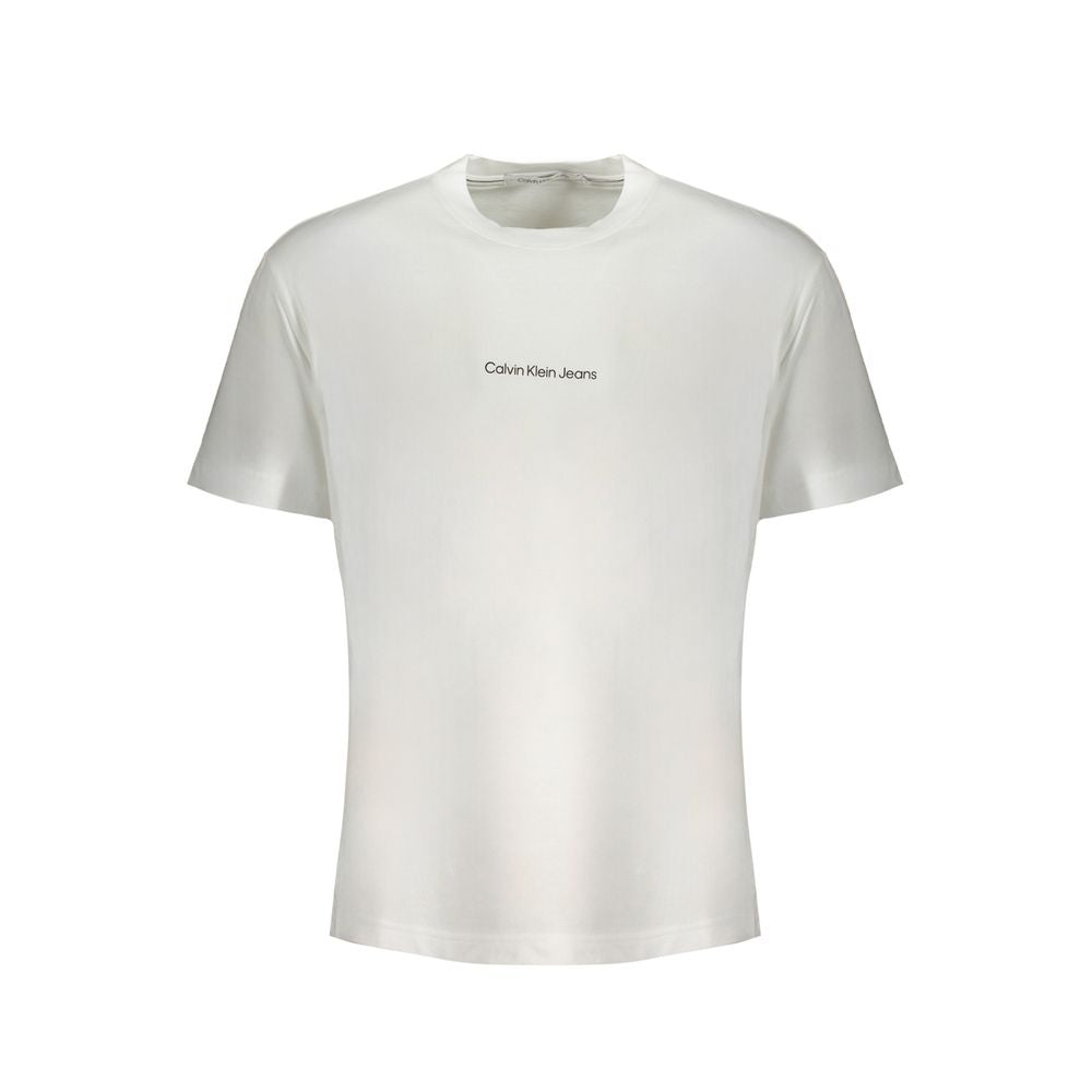 Weißes Baumwoll-T-Shirt