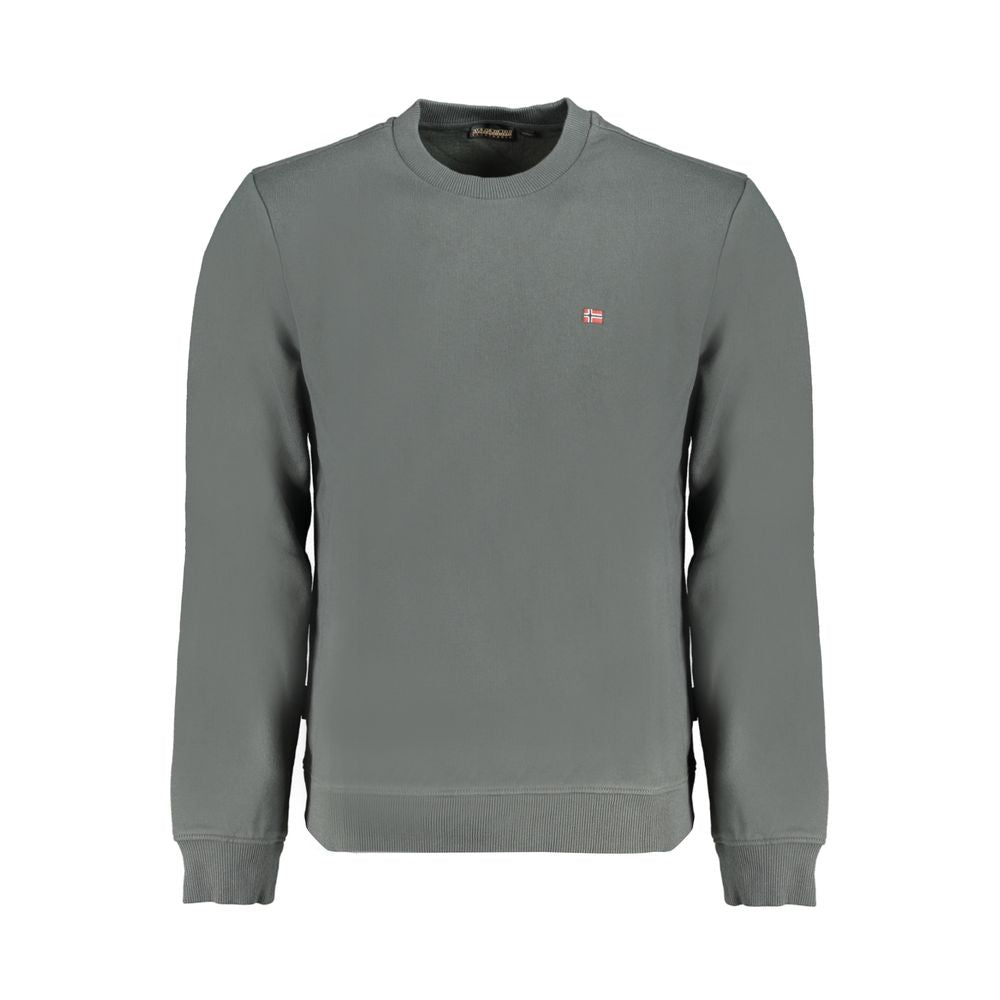 Grüner Baumwollpullover