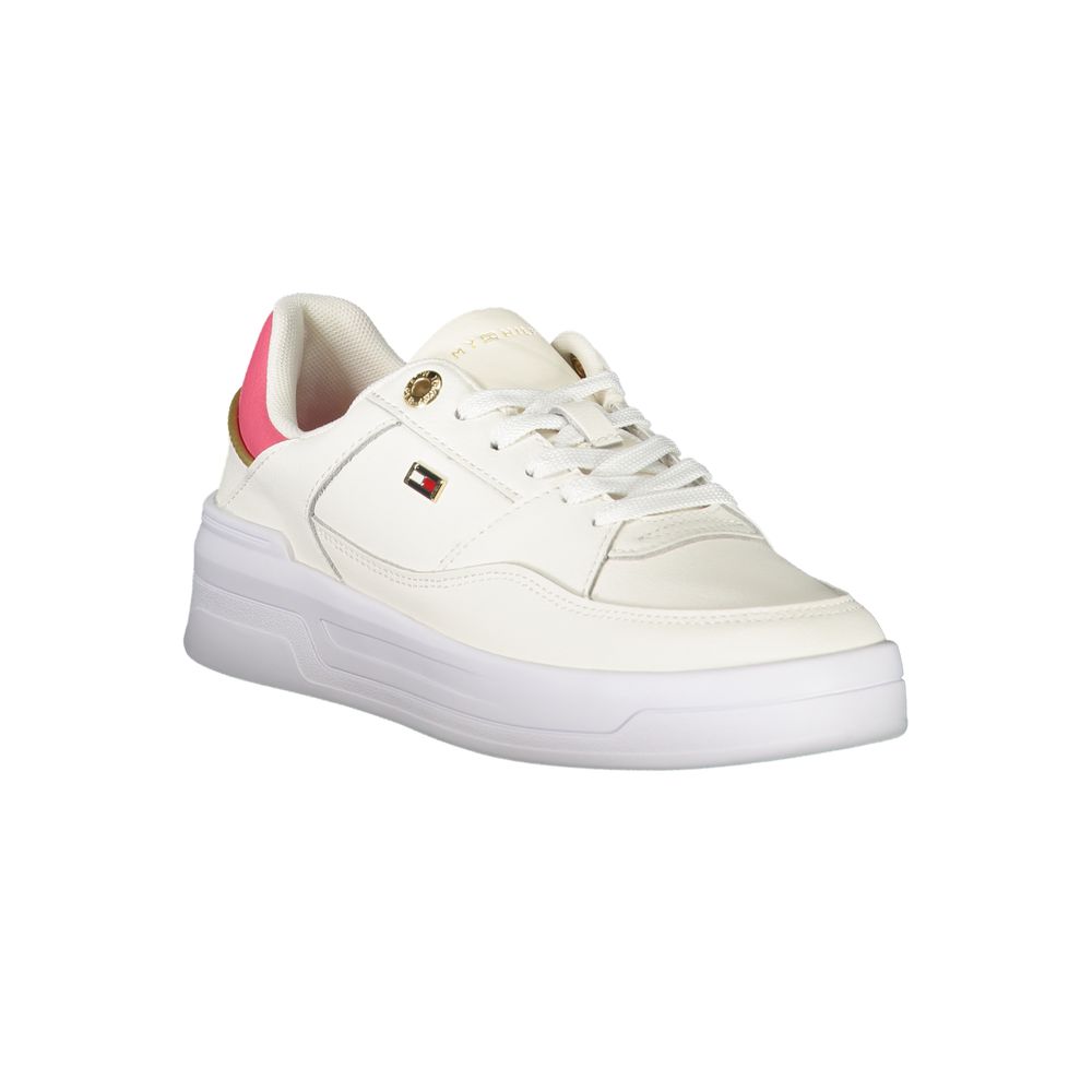 Weiße Polyethylen Damen Sneaker