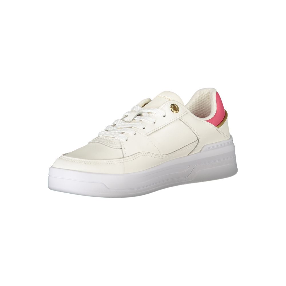 Weiße Polyethylen Damen Sneaker
