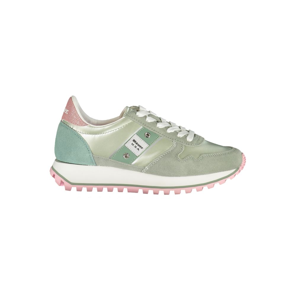 Grüner Polyester Damen Sneaker