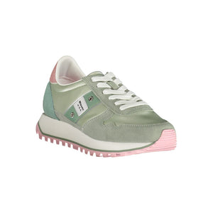 Grüner Polyester Damen Sneaker