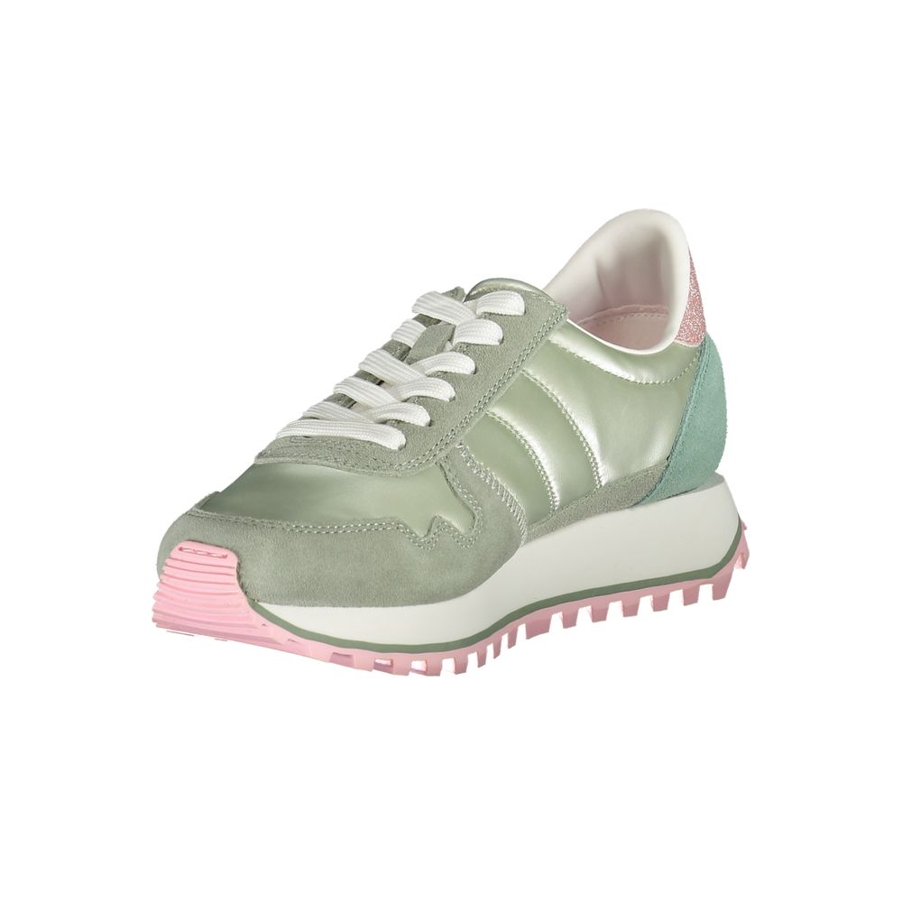 Grüner Polyester Damen Sneaker