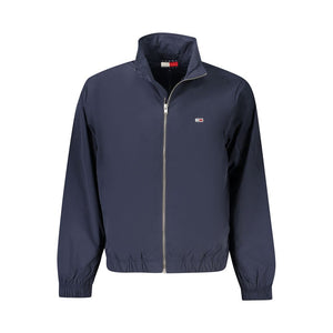 Blaue Polyester-Herrenjacke