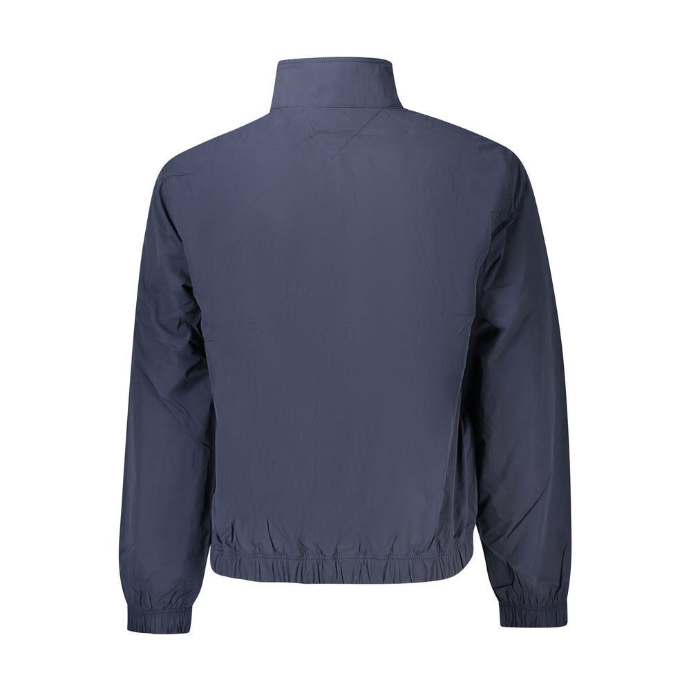 Blaue Polyester-Herrenjacke