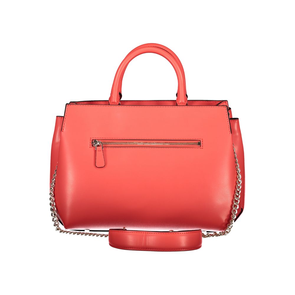 Rote Polyethylen Damen Handtasche
