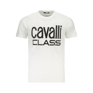 Weißes Baumwoll-T-Shirt