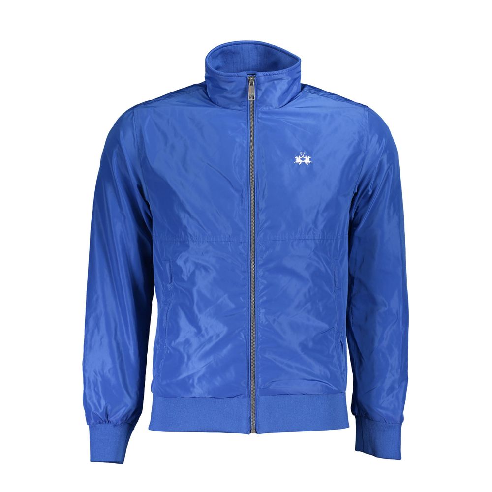 Blaue Polyester-Herrenjacke