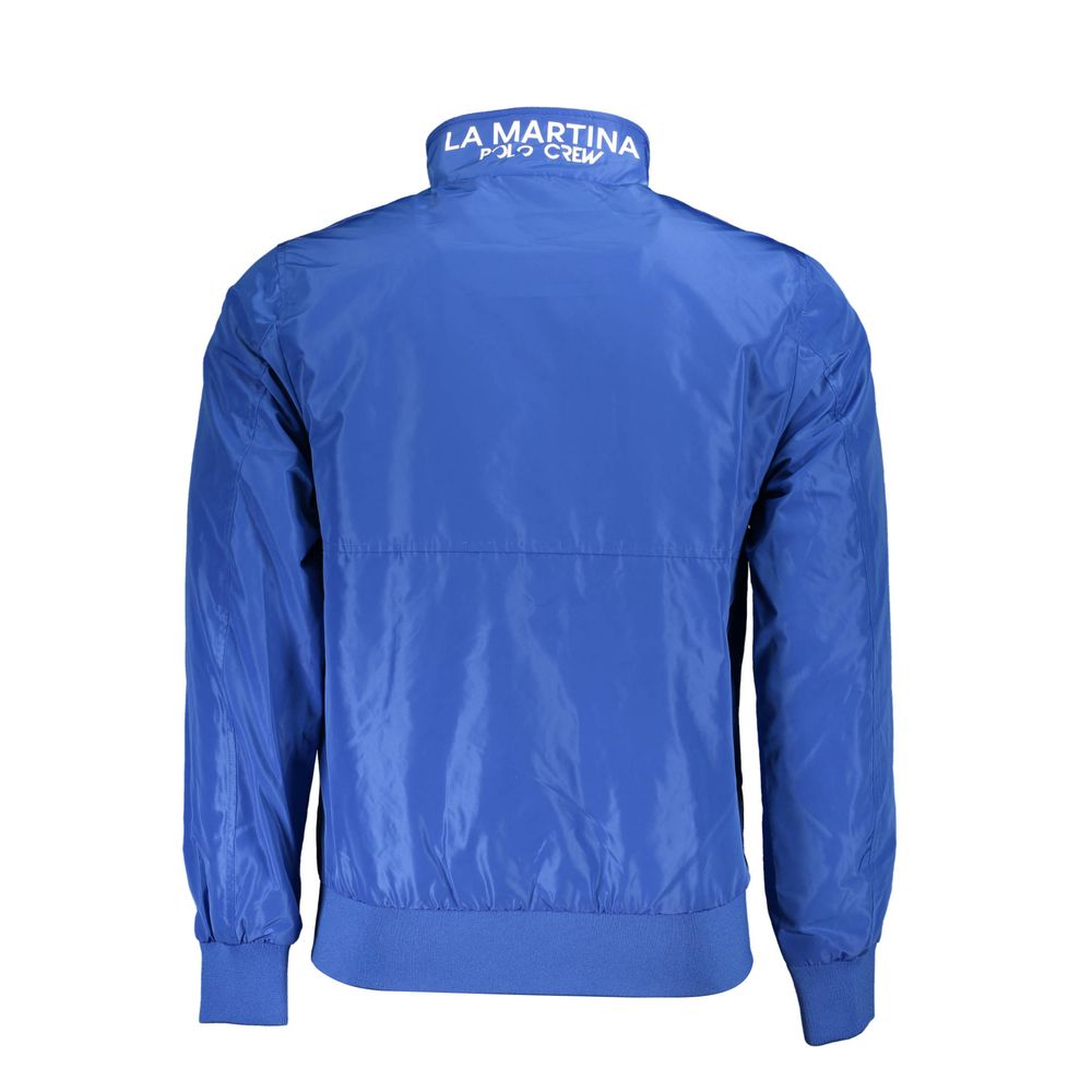 Blaue Polyester-Herrenjacke
