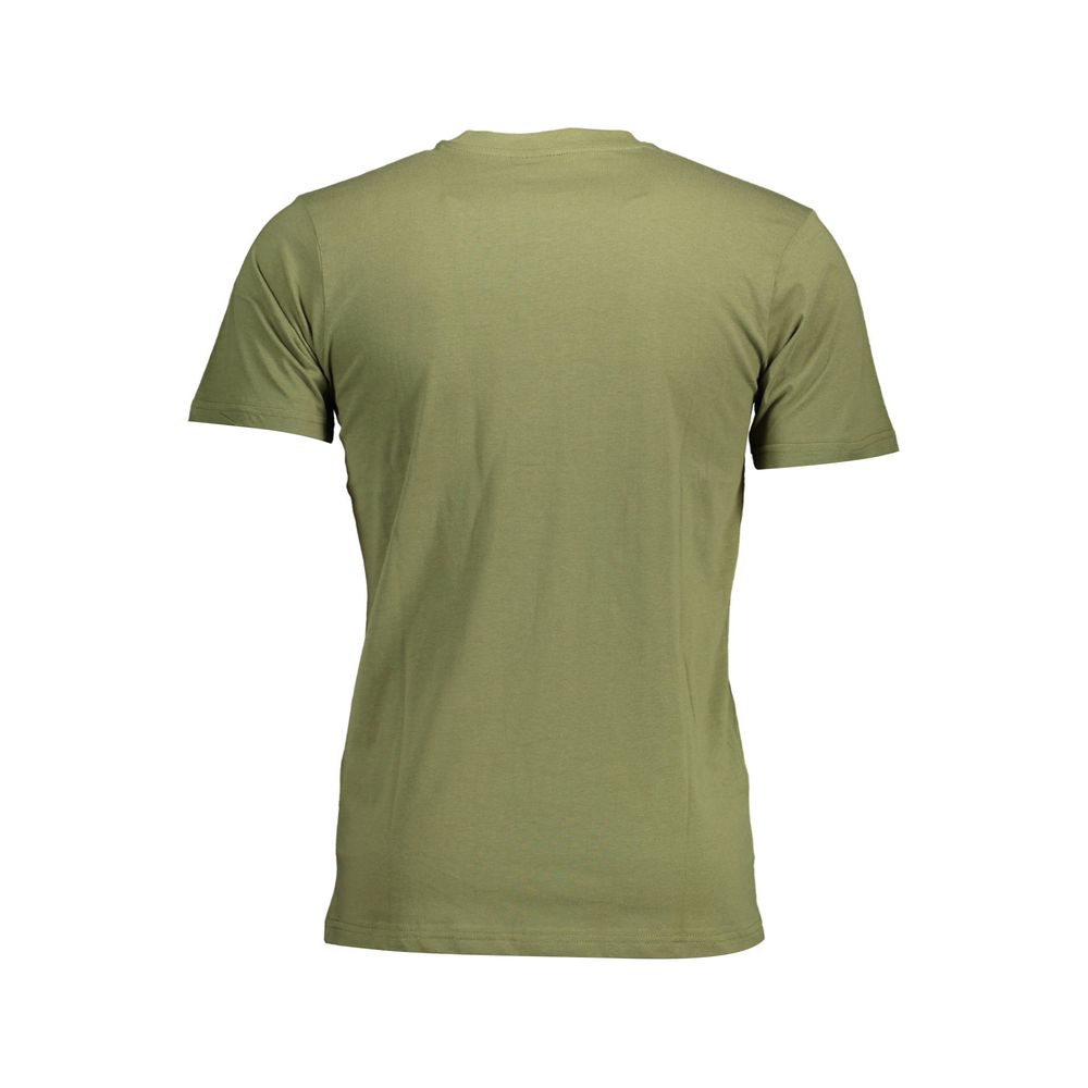 Grünes Herren-T-Shirt aus Baumwolle