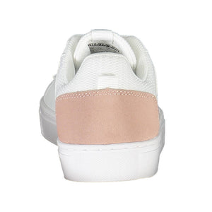 Weiße Leder Damen Sneaker