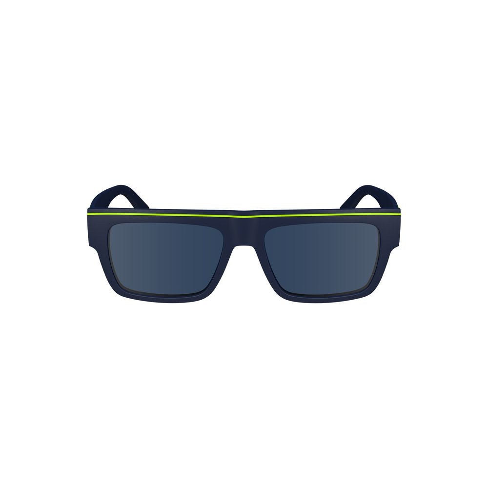 Blaue Sonnenbrille aus Kunststoff für Herren