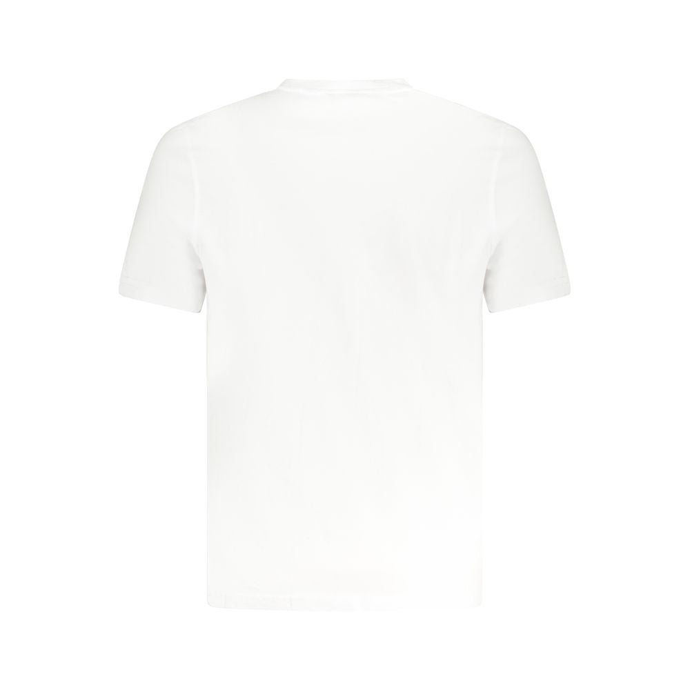 Weißes Baumwoll-T-Shirt