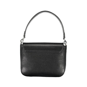 Schwarze Handtasche aus Polyethylen