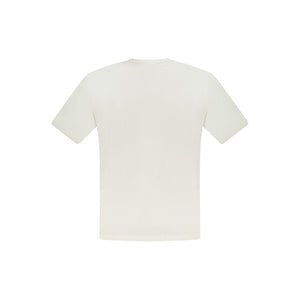 Weißes Herren-T-Shirt aus Baumwolle