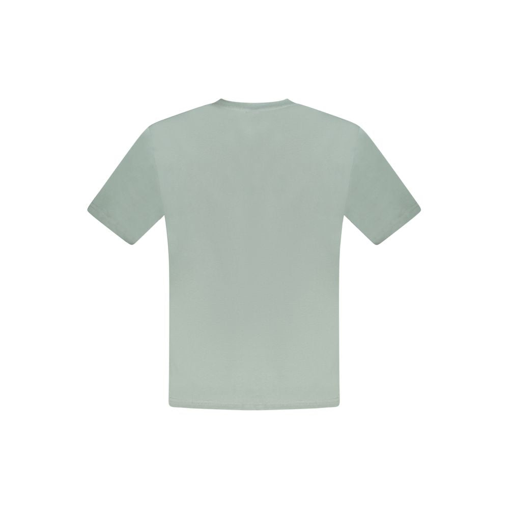 Grünes Herren-T-Shirt aus Baumwolle