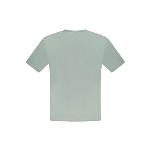 Grünes Herren-T-Shirt aus Baumwolle