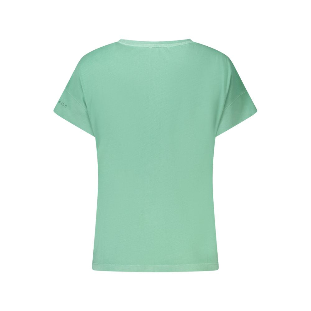 Grüne Baumwolloberteile und T-Shirts