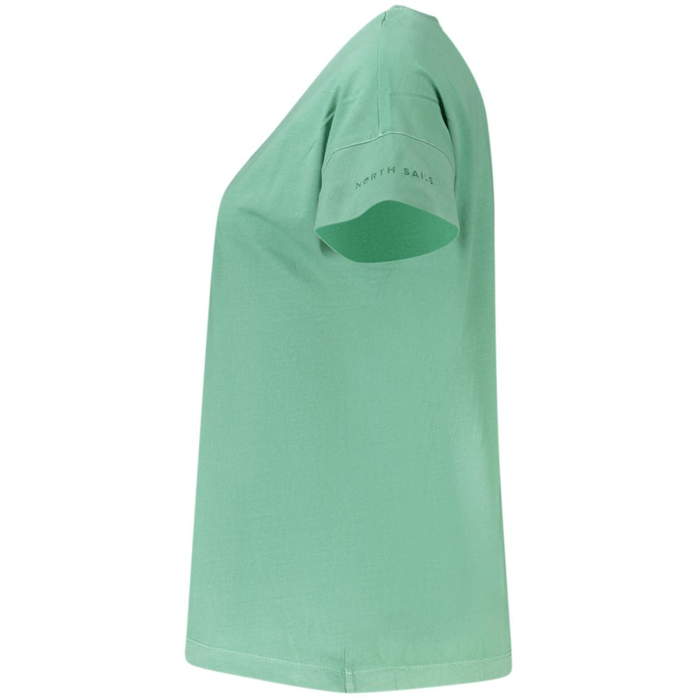 Grüne Baumwolloberteile und T-Shirts