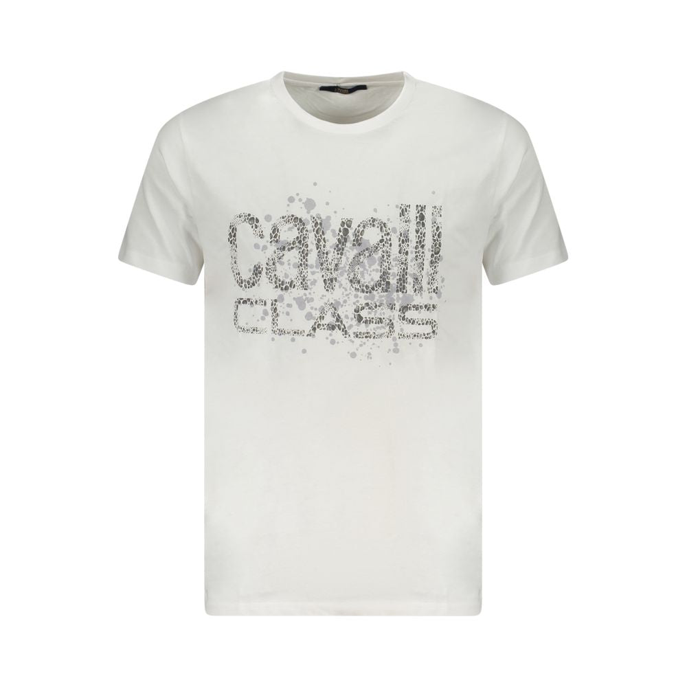 Weißes Herren-T-Shirt aus Baumwolle