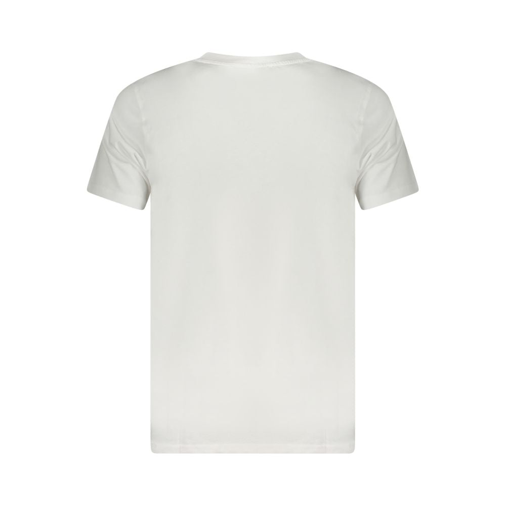 Weißes Herren-T-Shirt aus Baumwolle