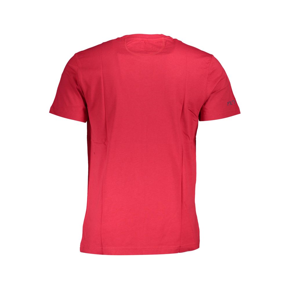 Rotes Herren-T-Shirt aus Baumwolle